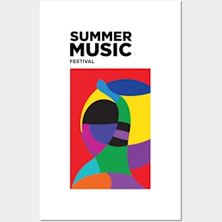 Summer Music Festival Posters and Art